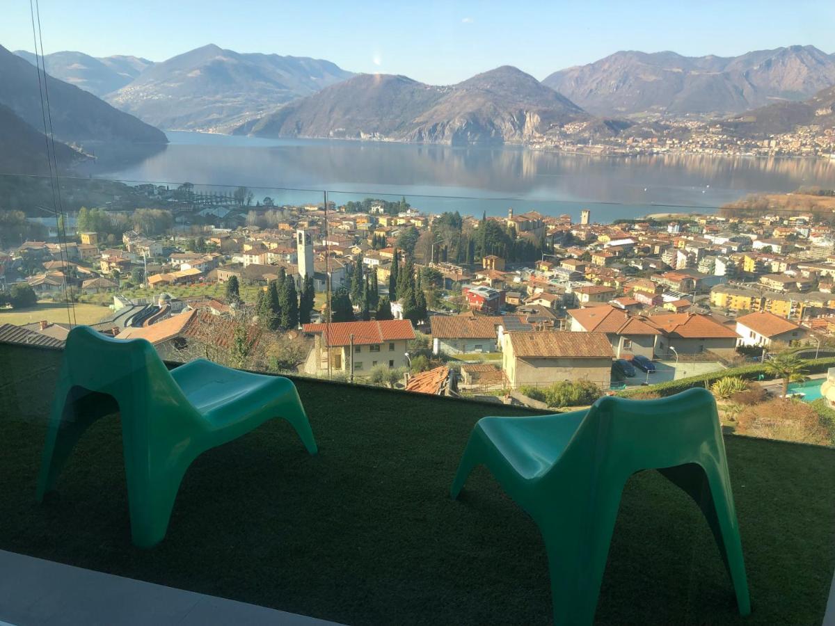 Il Cubo Di Anja Home Of Amazing View Pisogne Bagian luar foto