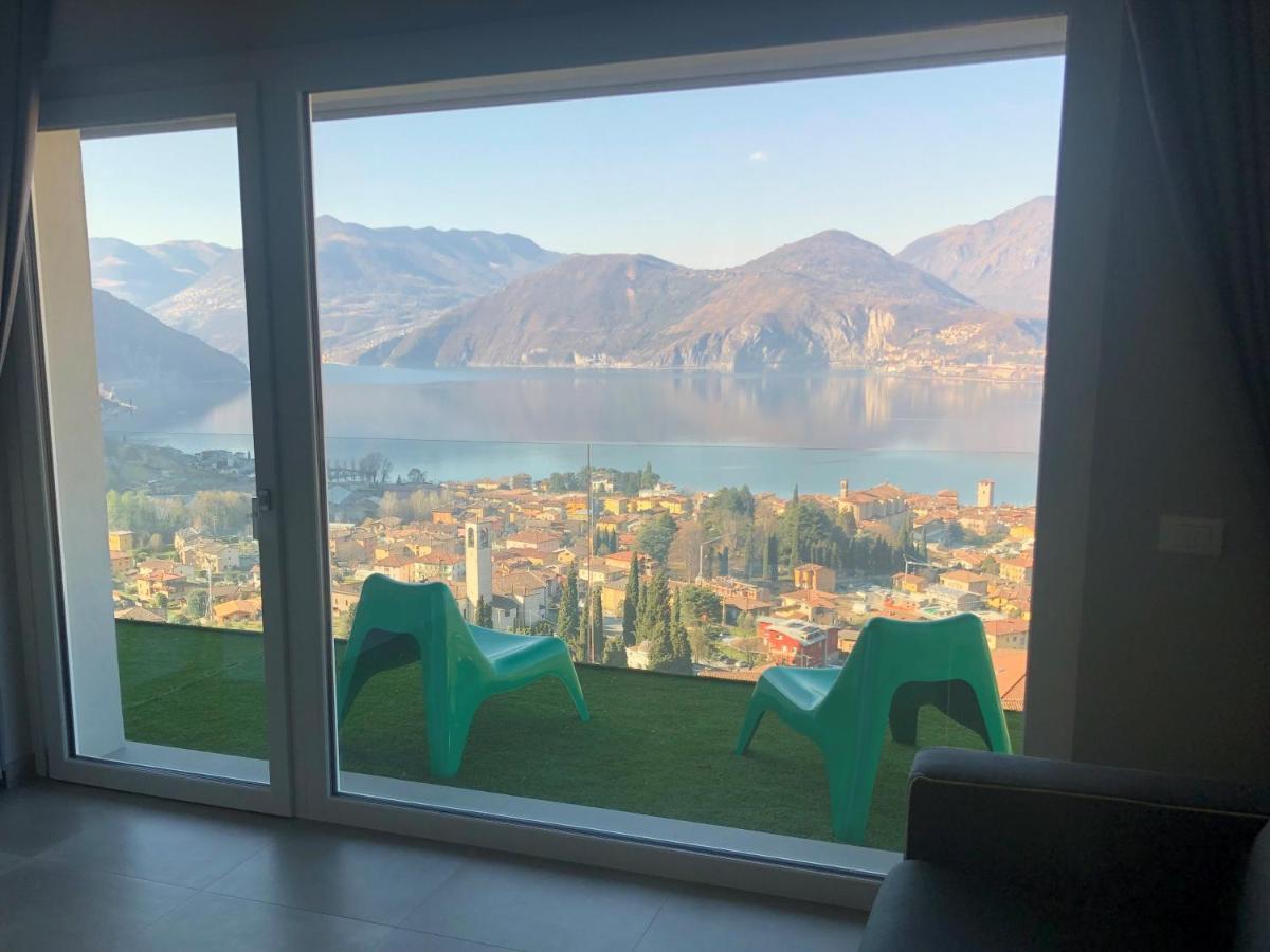 Il Cubo Di Anja Home Of Amazing View Pisogne Bagian luar foto